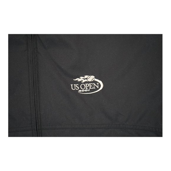Vintage Cutter & Buck Black Windbreaker Jacket Mens‎ Large US Open 2001 Full Zip - Picture 5 of 5